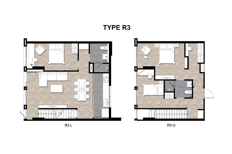 Duplex ในโครงการ ลิสส์ รัชโยธิน, ภาพที่ 4