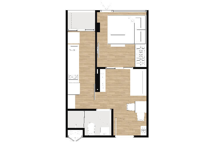 1 Bedroom Exclusive ในโครงการ แอทโมซ รัชดา-ห้วยขวาง, ภาพที่ 4