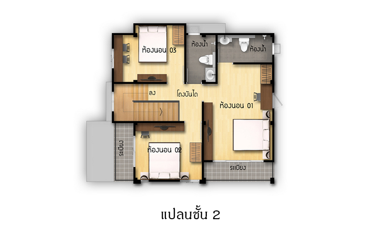 กัลปพฤกษ์ ในโครงการ ภณาสิริ เรสซิเดนซ์ อุบลราชธานี, ภาพที่ 4