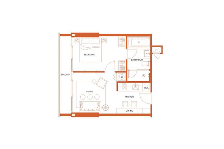 1 Bedroom ในโครงการ คุณ บาย ยู อินสไปร์ บาย สตาร์ค, ภาพที่ 4