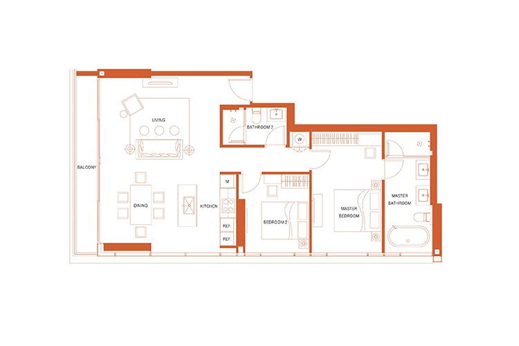 2 Bedroom ในโครงการ คุณ บาย ยู อินสไปร์ บาย สตาร์ค, ภาพที่ 4