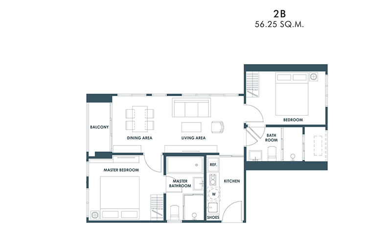 2 Bedroom ในโครงการ เดอะ เบส สุขุมวิท 50, ภาพที่ 4