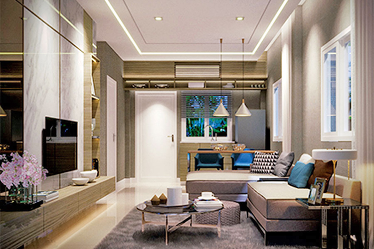 บ้านแฝดชั้นเดียว ในโครงการ มาย-กรีน @อมตะ, ภาพที่ 4