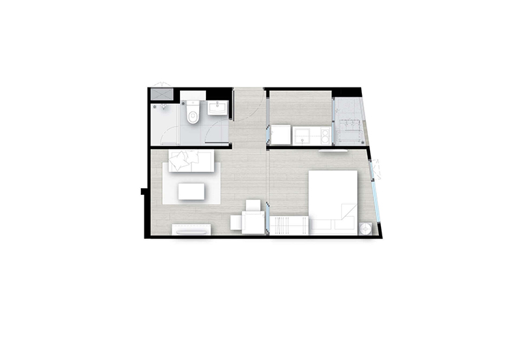 1 Bedroom Exclusive ในโครงการ โมดิซ รัชดา 32, ภาพที่ 4