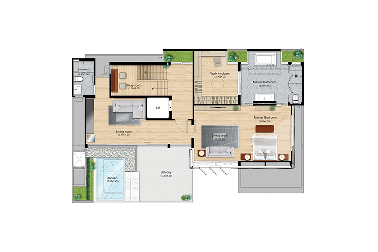 Model V2 ในโครงการ วีเว่ เอกมัย-รามอินทรา, ภาพที่ 4