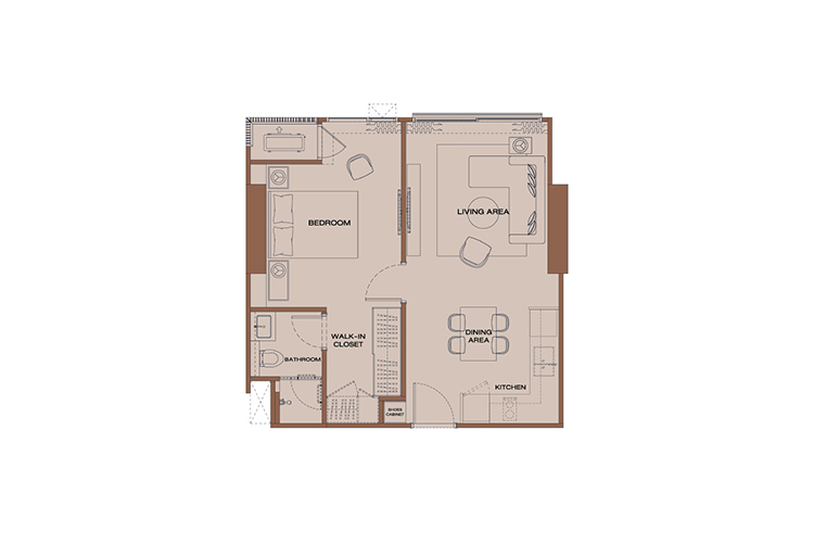 1 Bedroom ในโครงการ อนิล สาทร 12, ภาพที่ 4
