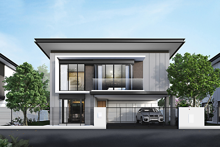 บ้านเดี่ยวสุข 2 Type M ในโครงการ เดอะ เรซิเดนซ์, ภาพที่ 4
