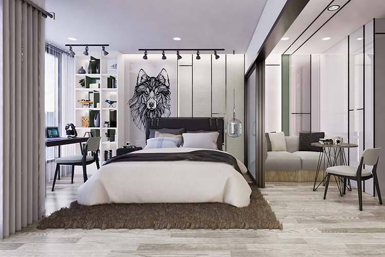 1 Bedroom ในโครงการ แอชเชอร์ พรีเว่ สุทธิสาร, ภาพที่ 4