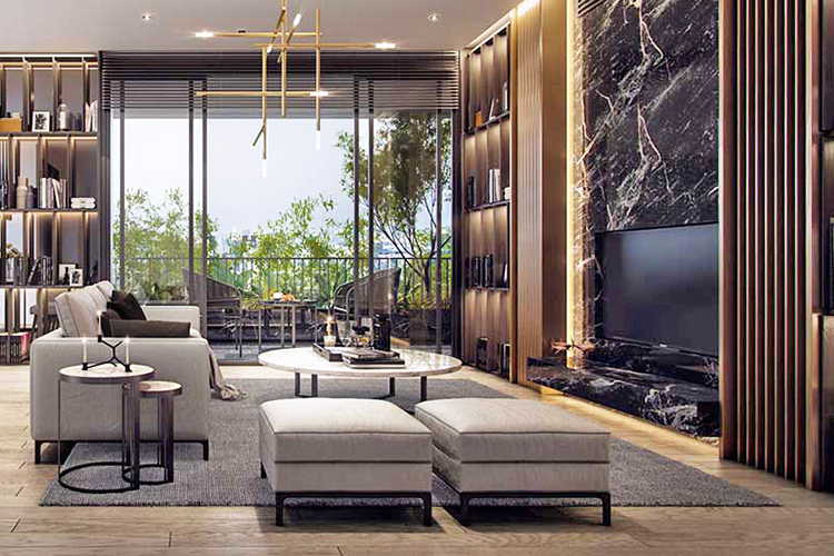3 Bedroom 2 Bathroom ในโครงการ คาล์ม เพนท์เฮ้าส์, ภาพที่ 4