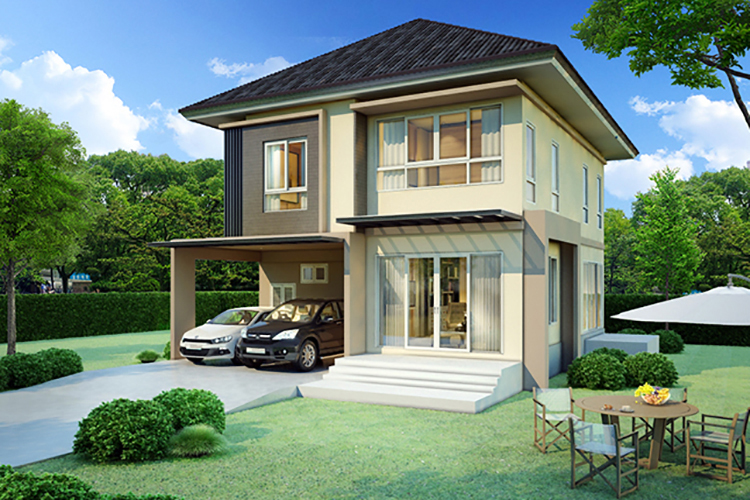 บ้านชลาสินธุ์ ในโครงการ บ้านอยู่สบาย 8, ภาพที่ 4