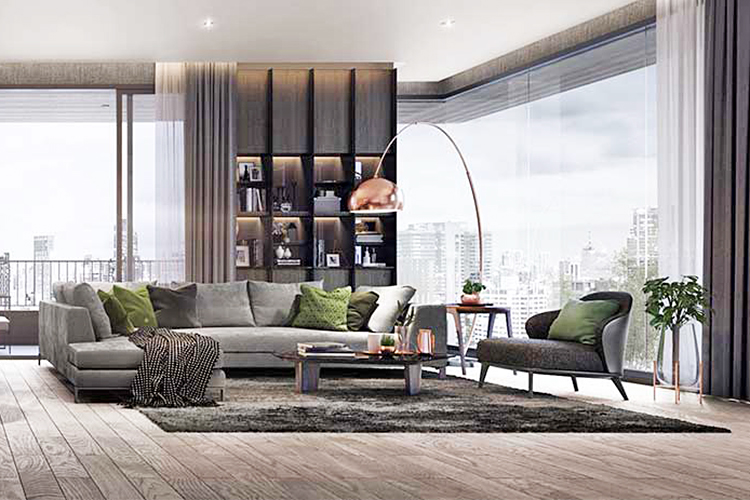 3 Bedroom 3 Bathroom ในโครงการ คาล์ม เพนท์เฮ้าส์, ภาพที่ 4
