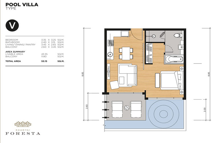 Pool Villa ในโครงการ เขาใหญ่ฟอเรสต้า, ภาพที่ 4