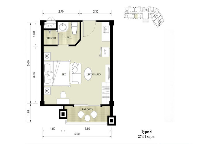 Building B Type S ในโครงการ บ้านทิวเขา เขาใหญ่, ภาพที่ 4