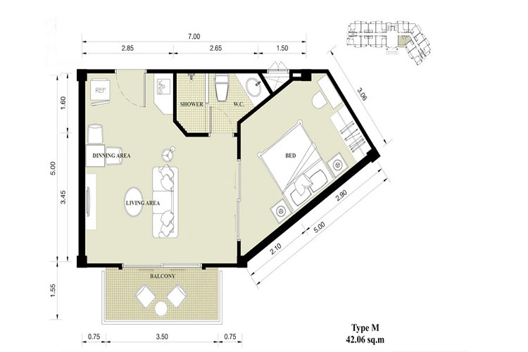 Building B Type M ในโครงการ บ้านทิวเขา เขาใหญ่, ภาพที่ 4
