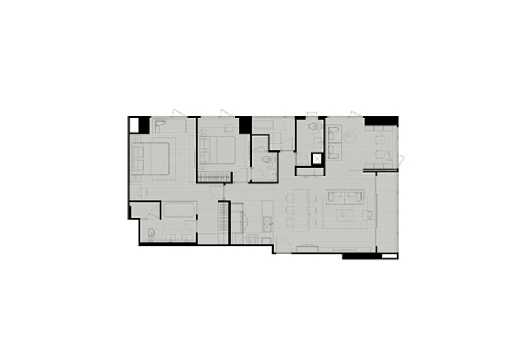 2 Bedroom ในโครงการ บีทนิค สุขุมวิท 32, ภาพที่ 4