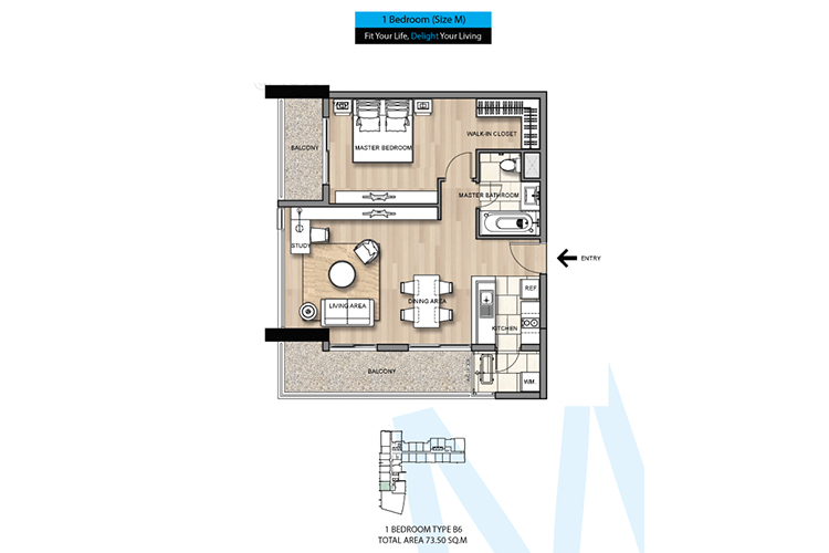 1 Bedroom ในโครงการ วิลล่า ราชเทวี, ภาพที่ 4