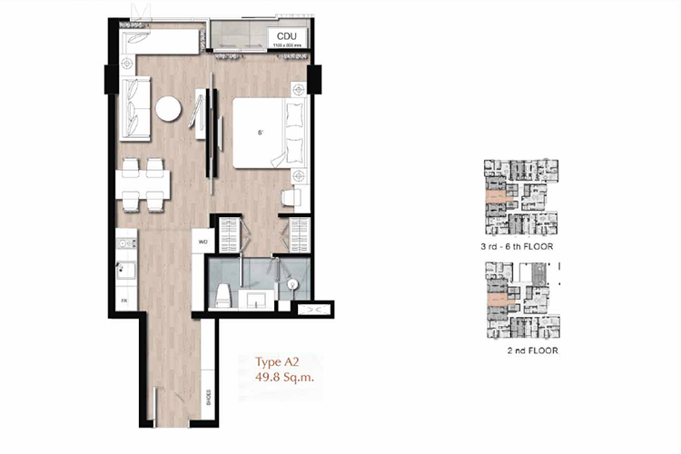 1 Bedroom ในโครงการ คลาส สยาม, ภาพที่ 4