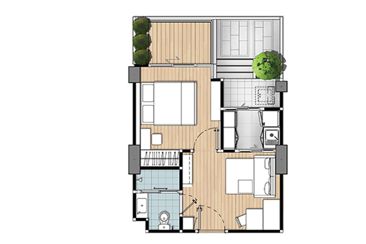 1 Bedroom ในโครงการ ยู ดีไลท์ รัชวิภา, ภาพที่ 4