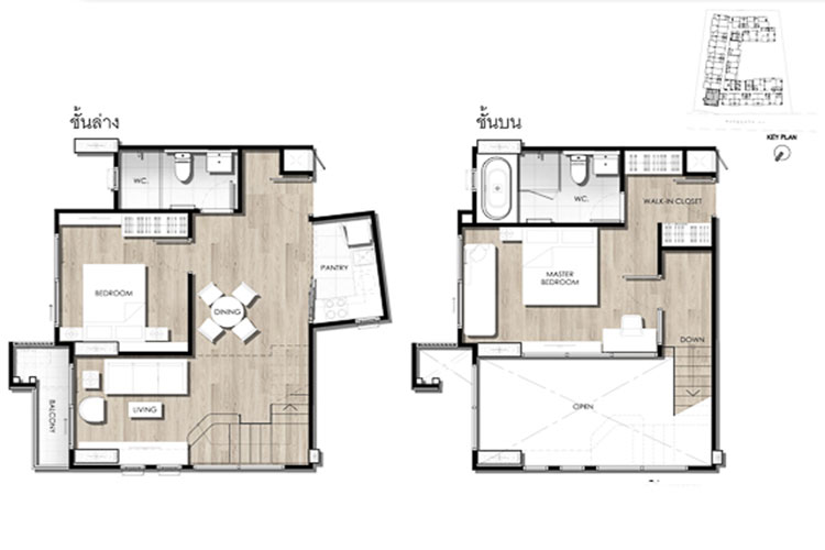 2 Bedroom ในโครงการ เดอะ ทรี สุขุมวิท 64, ภาพที่ 4