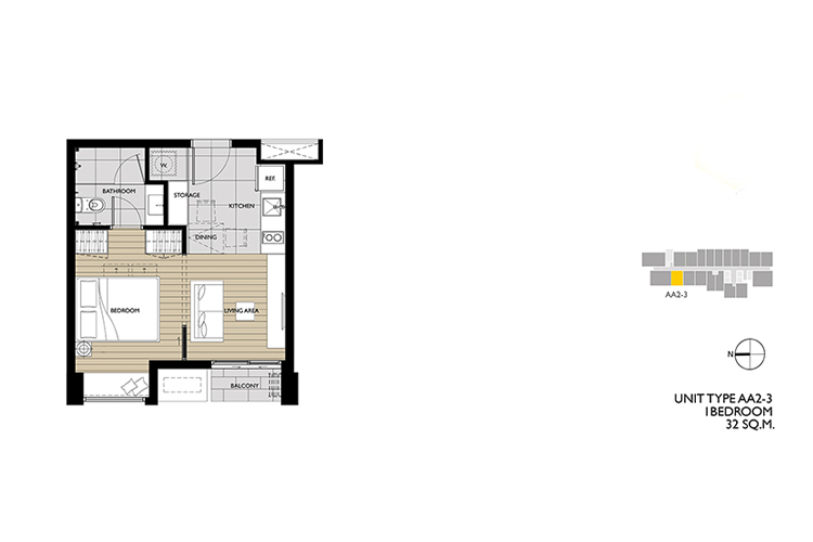 1 Bedroom ในโครงการ เอ็ม จตุจักร, ภาพที่ 4