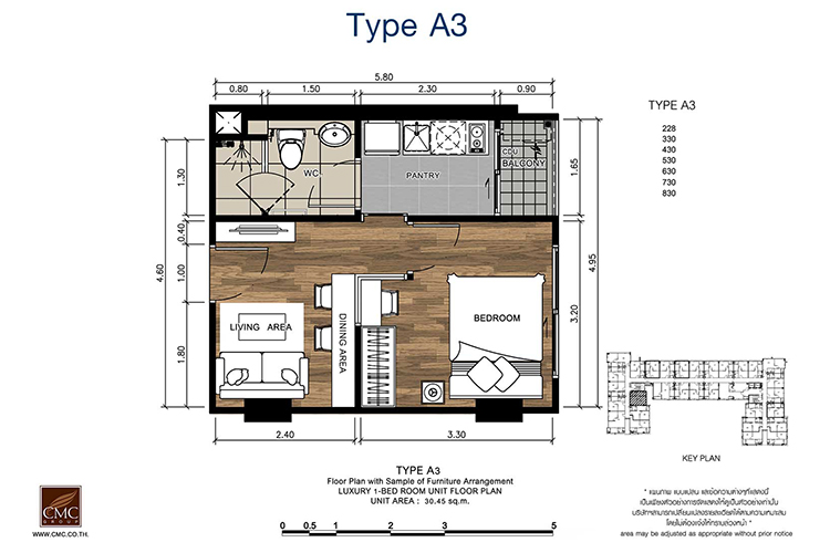 1 Bedroom ในโครงการ ชาโตว์ อินทาวน์ สุขุมวิท 64/1, ภาพที่ 4