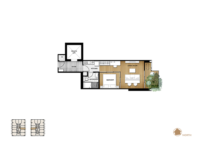 1 Bedroom ในโครงการ ไซมิส เอ็กซ์คลูซีฟ สุขุมวิท 31, ภาพที่ 4