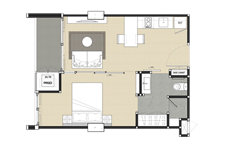 1 Bedroom ในโครงการ ดาวน์ทาวน์ 49, ภาพที่ 4