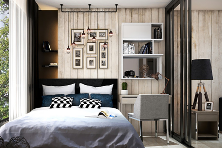 D2 Bedroom ในโครงการ นิช โมโน สุขุมวิท 50, ภาพที่ 4