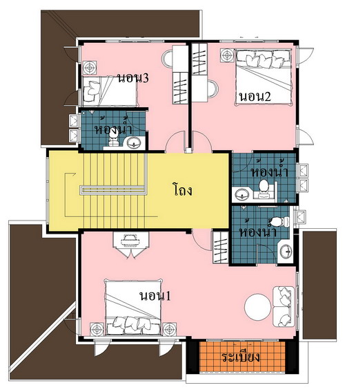 บ้านโกเมน ในโครงการ ริชชี่ ริช แลนด์ เชียงใหม่ โครงการ 1 หนองจ๊อม, ภาพที่ 4
