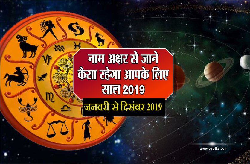 2019 Rashifal through first letter of your name नाम के पहले अक्षर के अनुसार 2019 का साल ऐसा रहेगा आपके लिए!