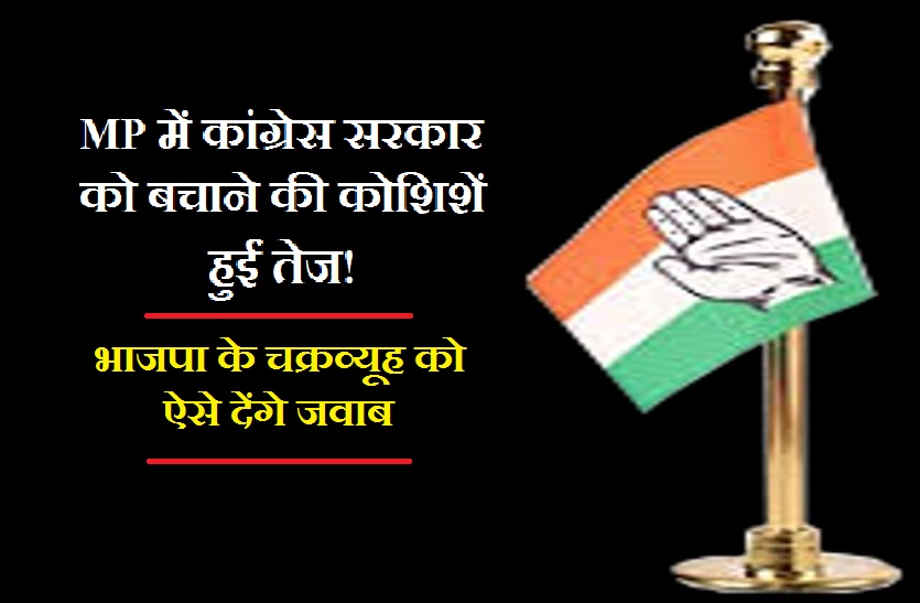 congress govt of MP MP में कांग्रेस सरकार के लिए खतरे की घंटी! भाजपा के चक्रव्यूह को तोड़ने के लिए ये होगी चाल