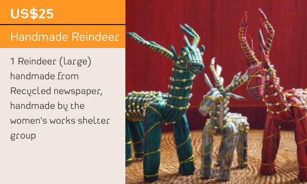 Next Chapter crowdfunding handmade reindeer