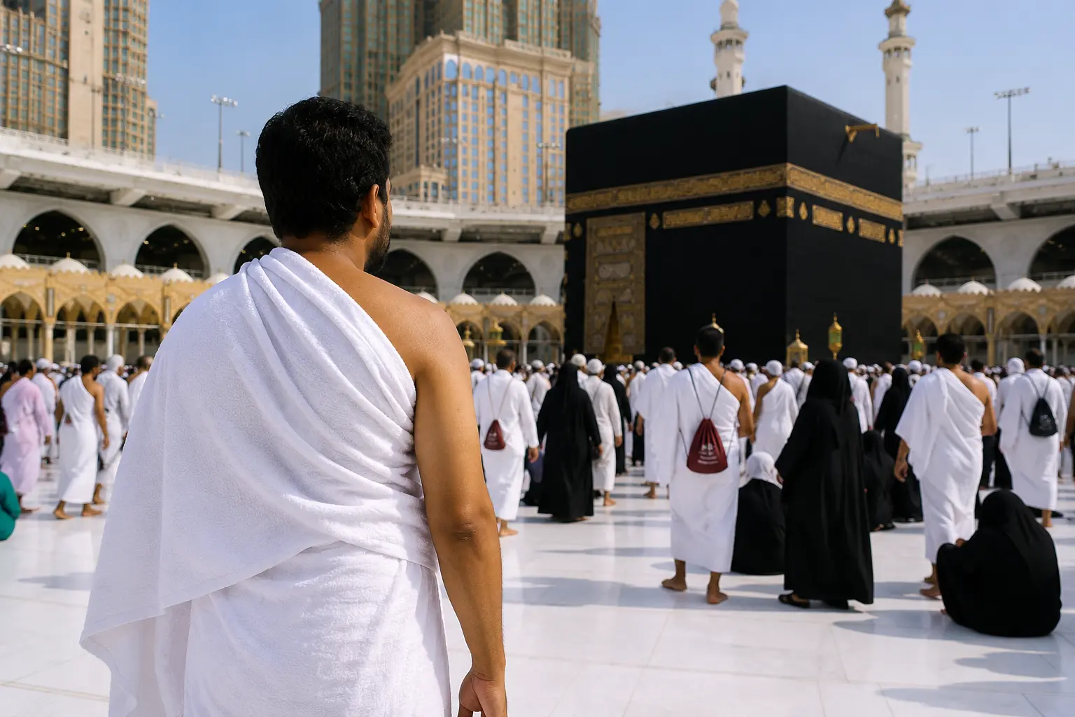 Kain Ihram Terkena Cipratan Najisnya. Bagaimana Cara Membersihkan Kain Ihramnya?