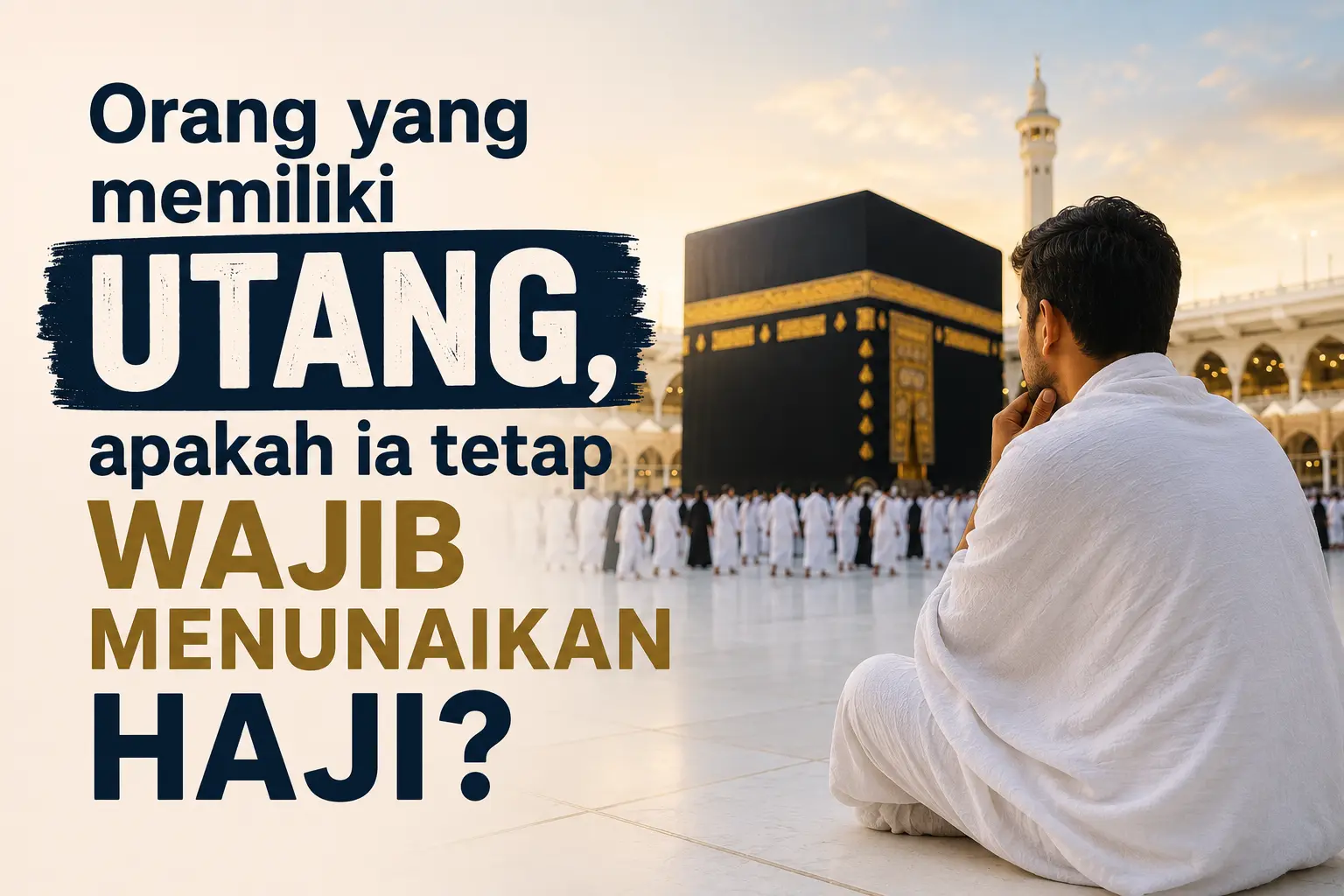 Orang yang memiliki utang, apakah ia tetap wajib menunaikan Haji?