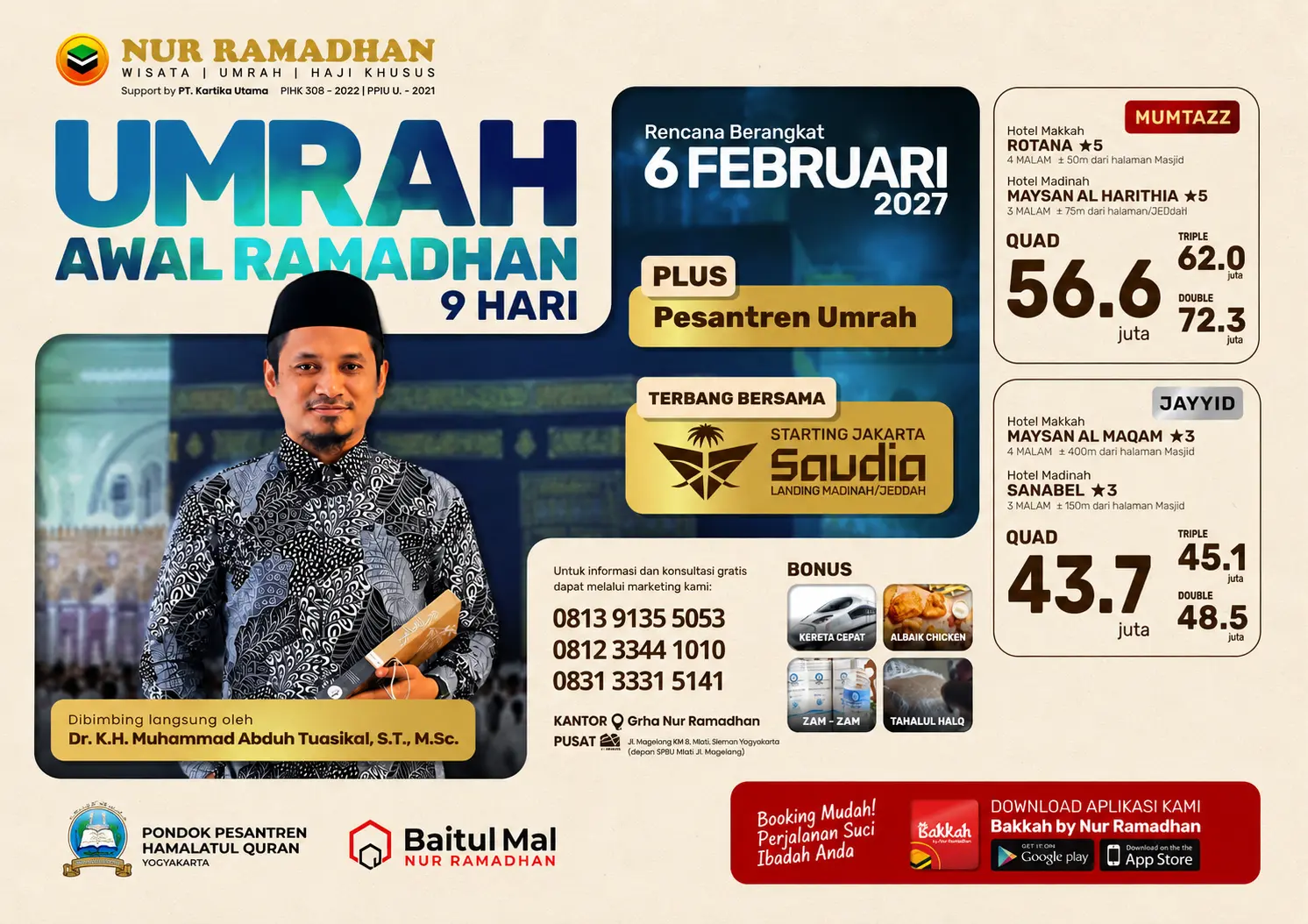 Umrah Awal Ramadhan 1448 H