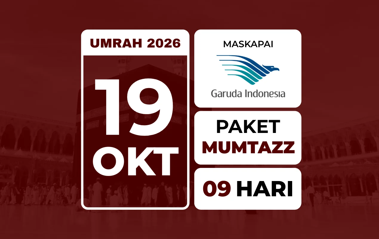 Umrah MUMTAZZ 19 Oktober 2026 . Free Kereta Cepat Haramain Express