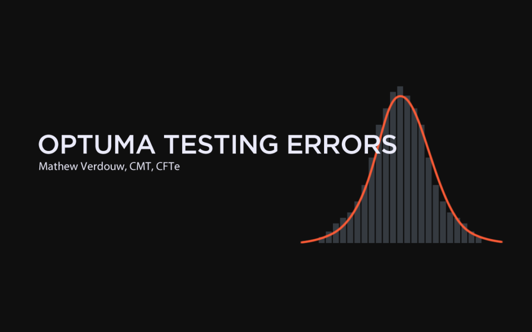 Optuma Testing Errors