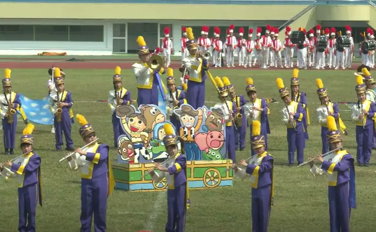 113學年度行進管樂演出實況—南區決賽影片截圖