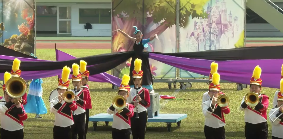 113學年度行進管樂演出實況—南區決賽影片截圖