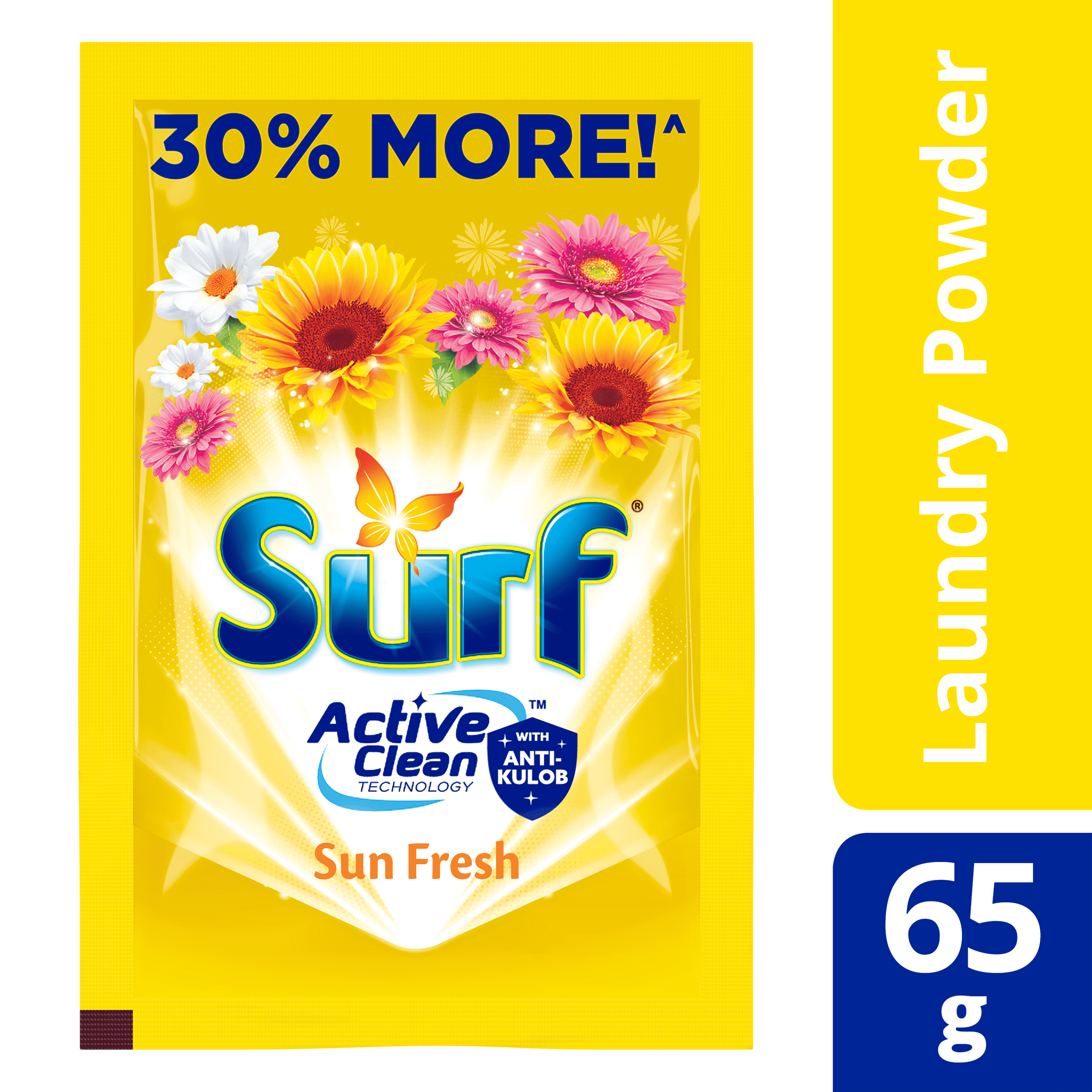 Surf Powder Detergent Sun Fresh 65G Sachet Pabilis.ph