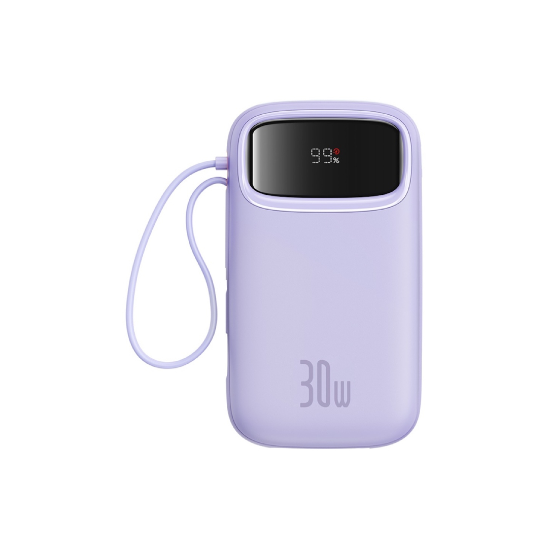 Baseus QPow2 Digital Display Fast-Charging Power Bank with 2 Built-in ...