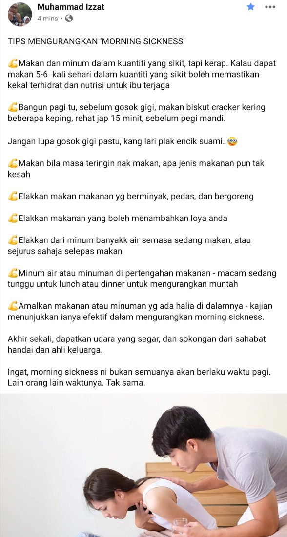 Alahan Baru Nak Masuk 6 Week Dah Start Alahan Rasa Pening