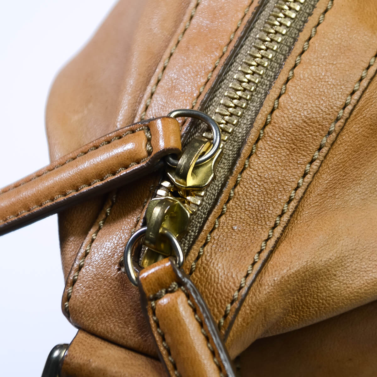 Nightingale Brown Lambskin Leather Bag