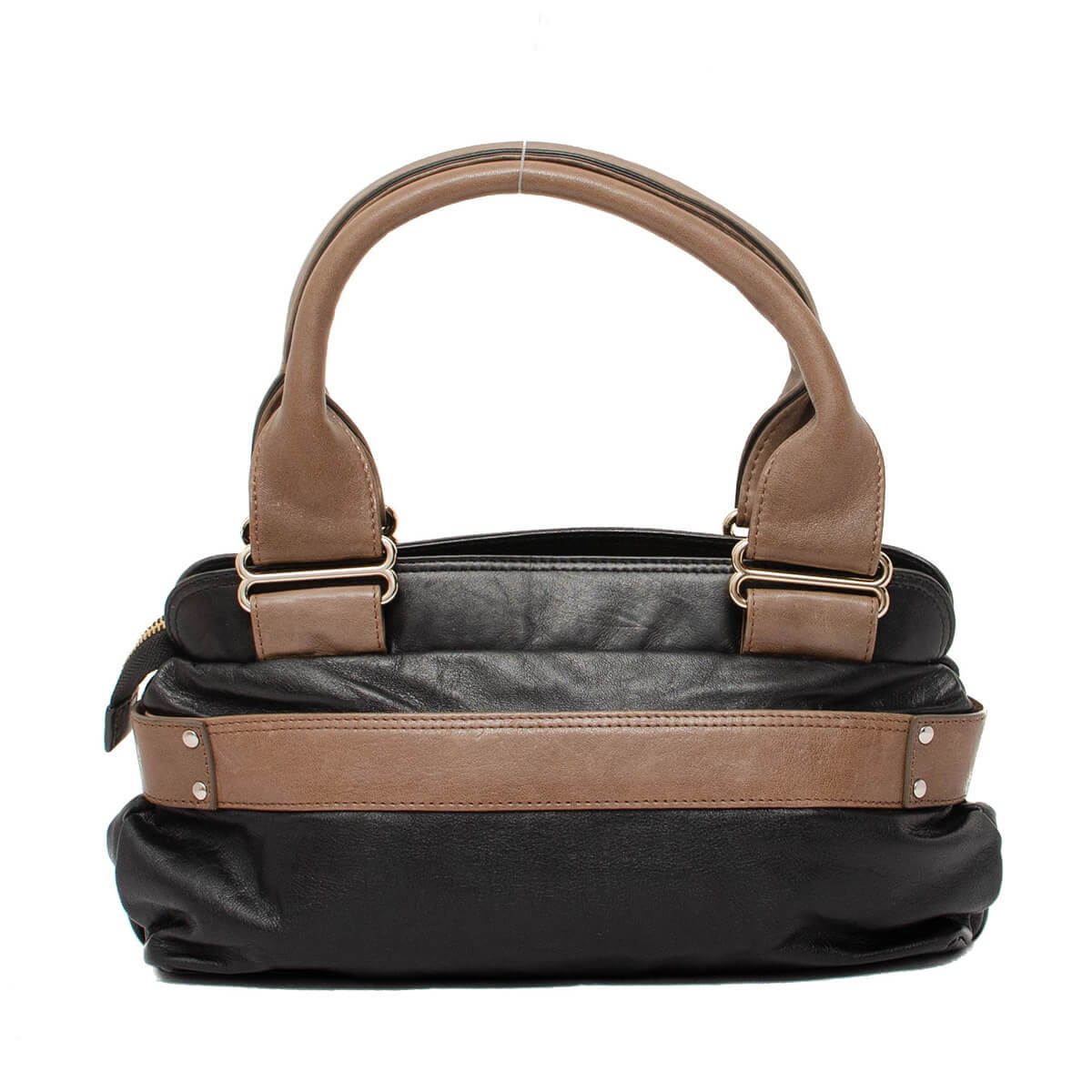 Daytripper Black and Brown Leather Shoulder Bag