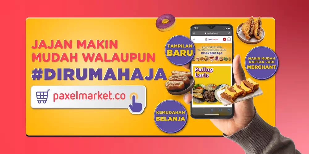 PaxelMarket belanja jajanan daerah dan kekinian