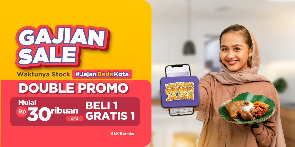 Gajian Waktunya Stock Jajanan! Ada DOUBLE PROMO hanya 30rb-an dan BELI  1 GRATIS 1