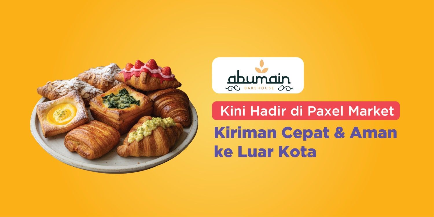 Abumain Bakehouse Kini Ada di PaxelMarket, Kiriman Cepat & Aman ke Luar Kota