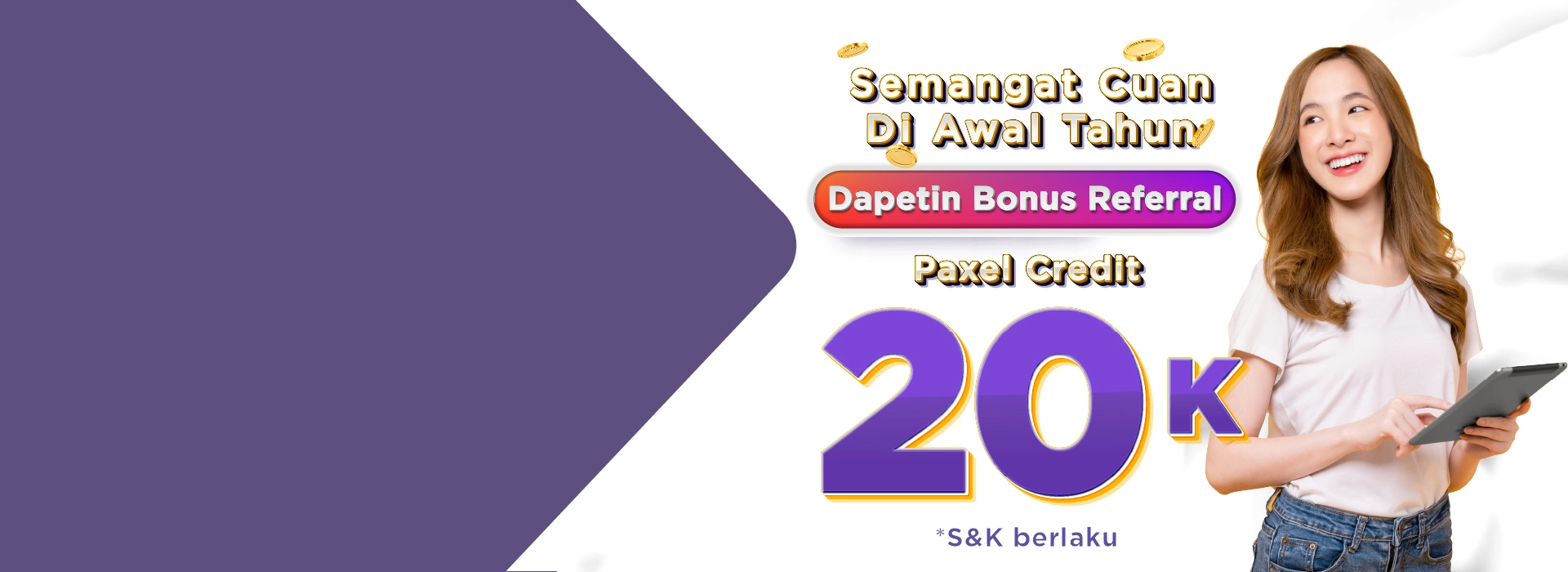 Bagiin Kode Referral, Dapetin Bonus Paxel Credit!