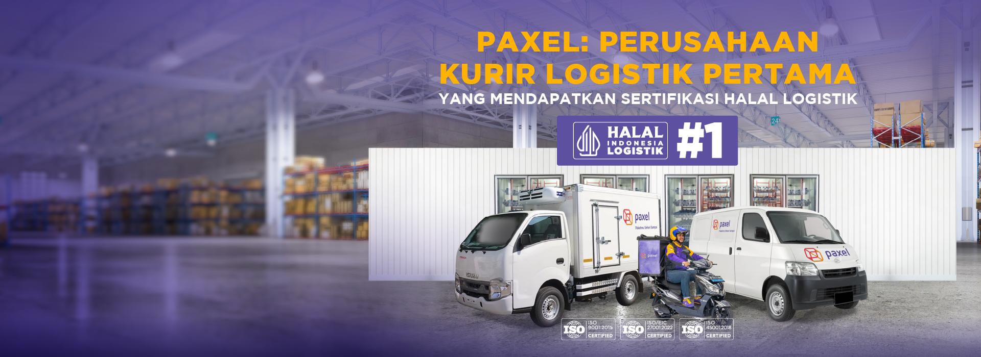Paxel Logistik Halal Pertama!