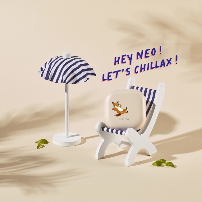 霧感持久NEO Cushion x Maison Kitsune 時尚帆布袋套裝